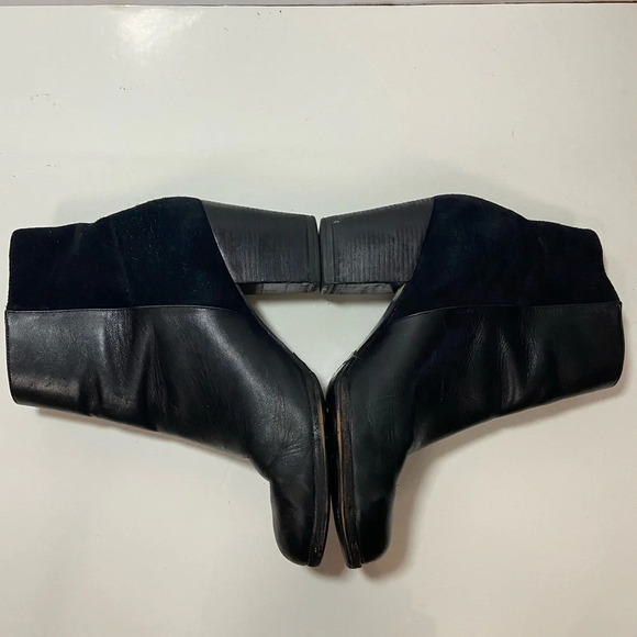 Michael Kors Ankle zip heel leather boots Sz  9.5 - Picture 6 of 11